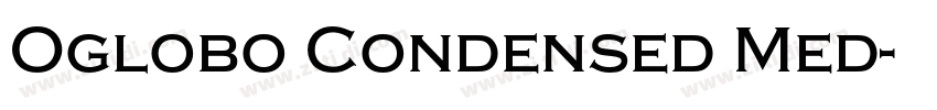 Oglobo Condensed Med字体转换